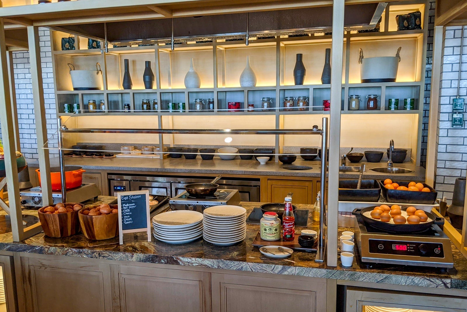 Breakfast at Le Meridien Maldives