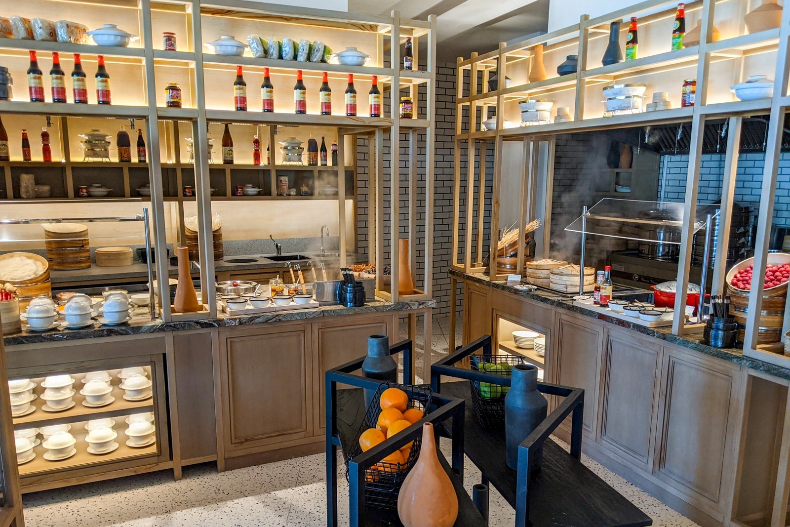 Breakfast at Le Meridien Maldives