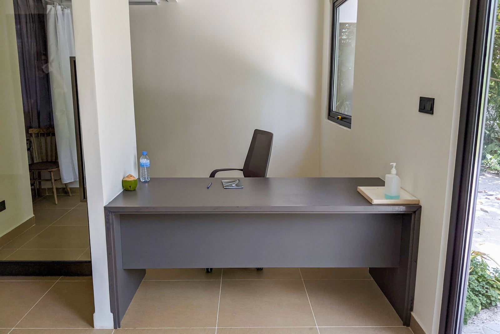 Front desk at the medical clinic