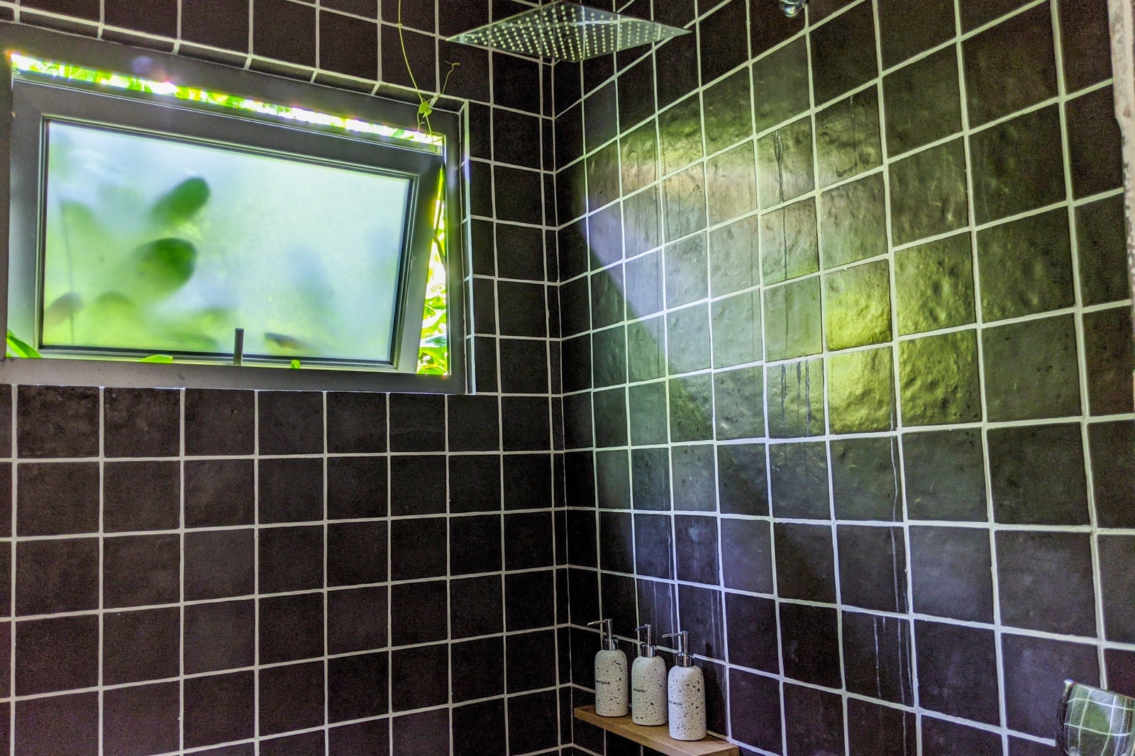 Pool shower room at Le Meridien Maldives