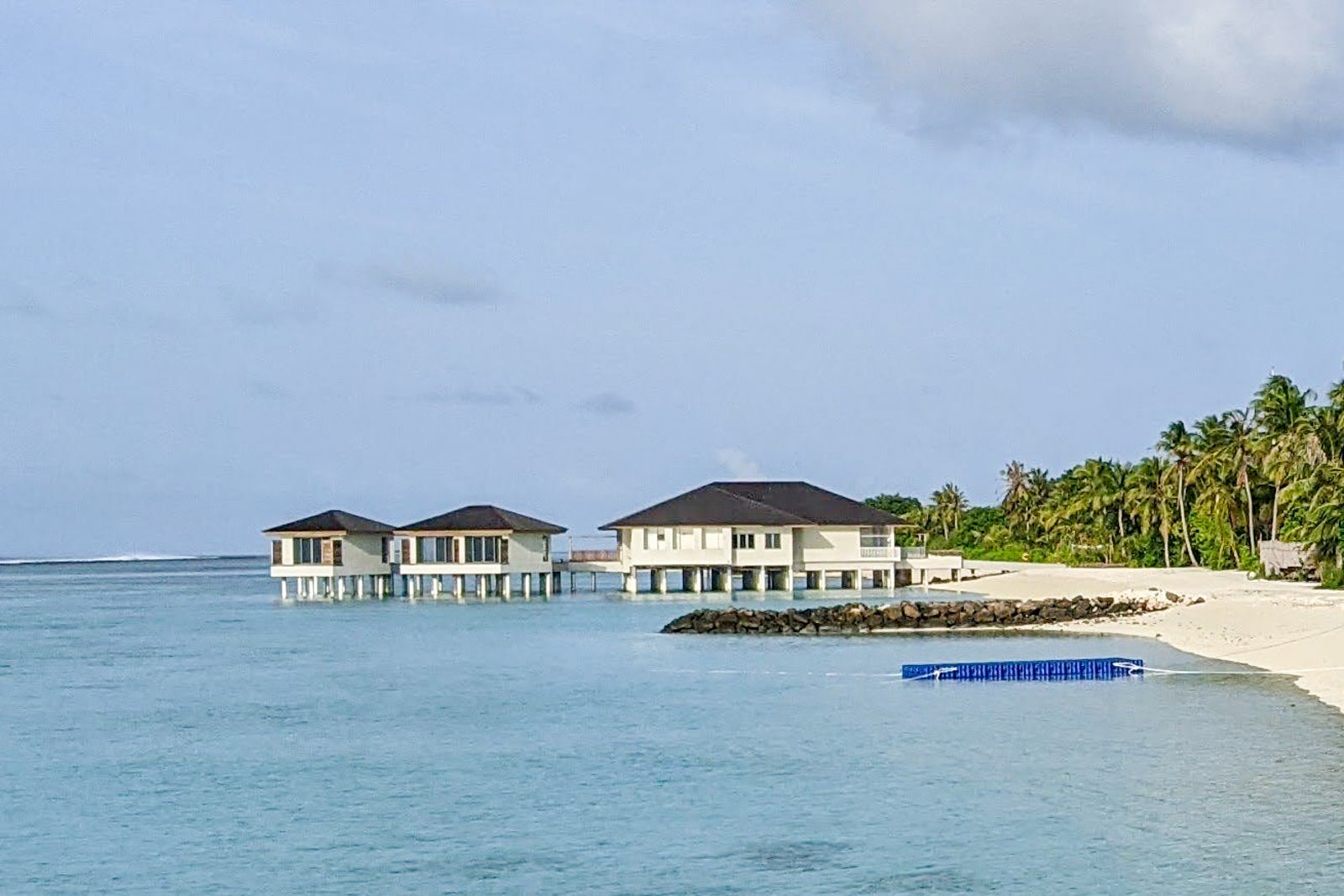 Spa buildings are overwater