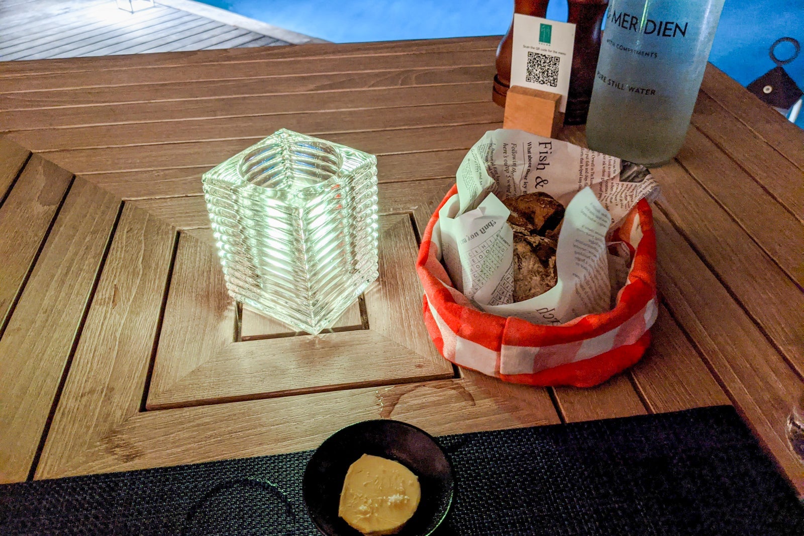 Dinner at Velaa restaurant at Le Meridien Maldives