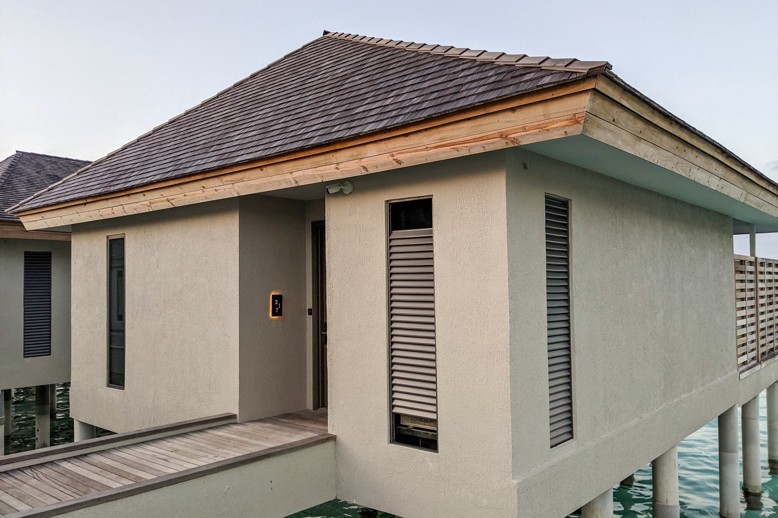 Sunrise overwater villa