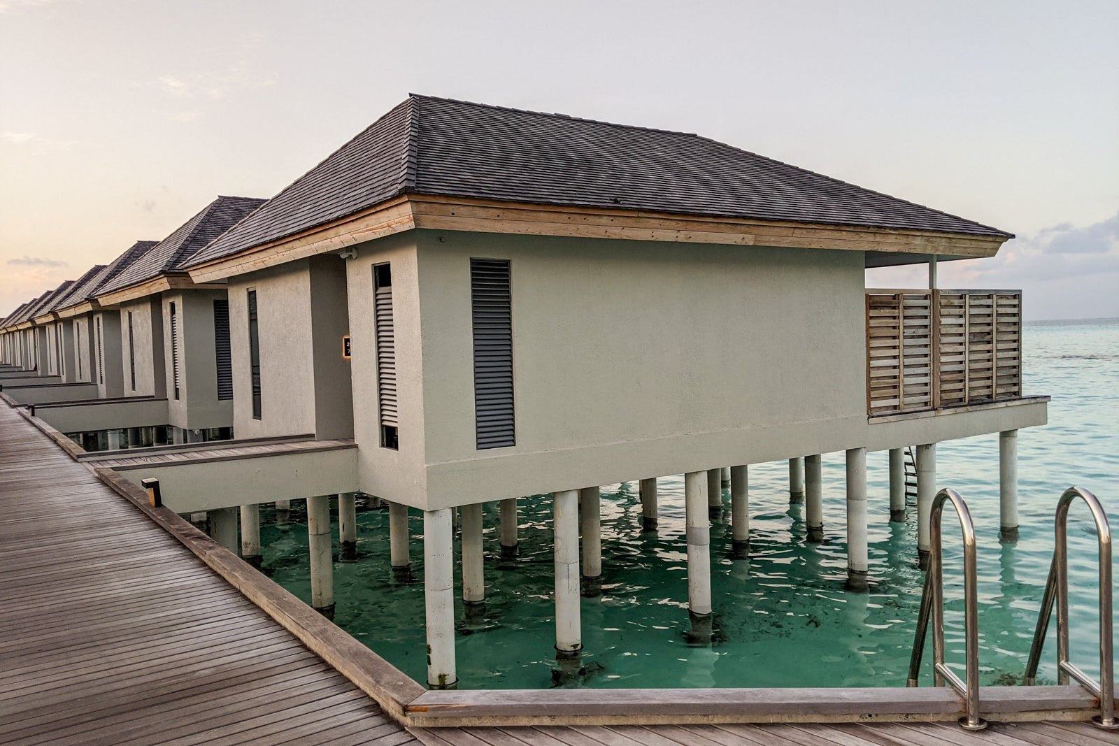 Sunrise overwater villa