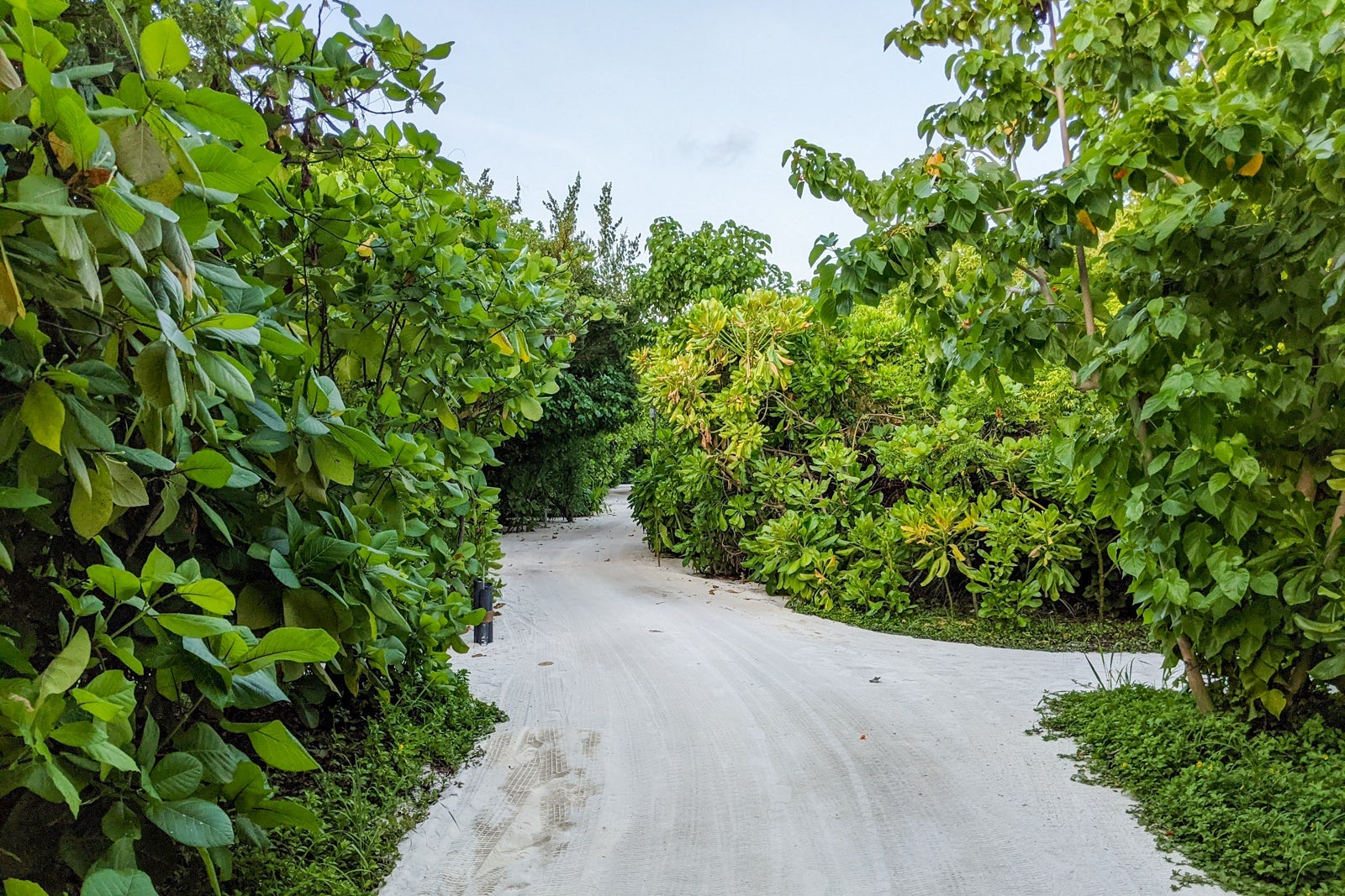 One road on the island