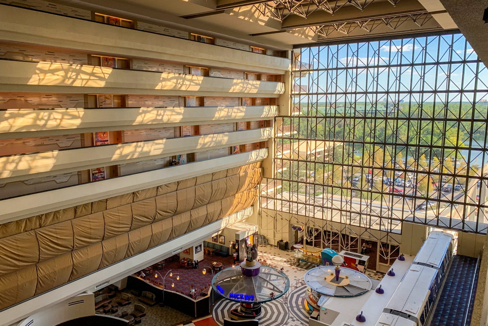 Disney’s Contemporary Resort inside view