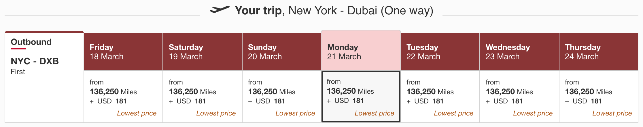 JFK- DXB