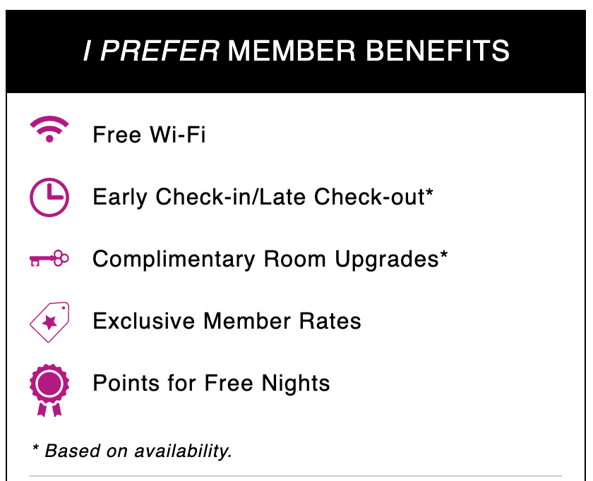 iPrefer member benefits list