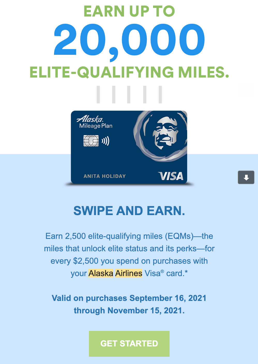 (Screenshot courtesy Alaska Airlines)