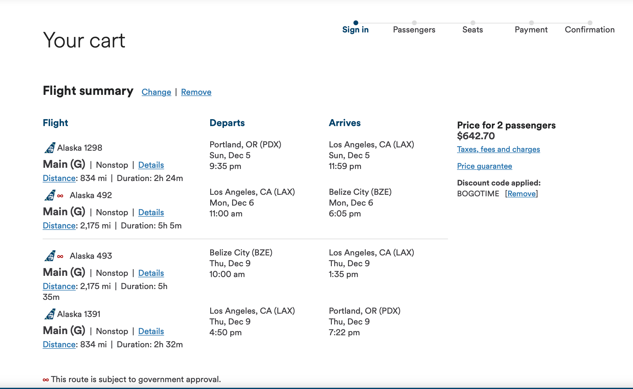 (Screenshot courtesy Alaska Airlines)