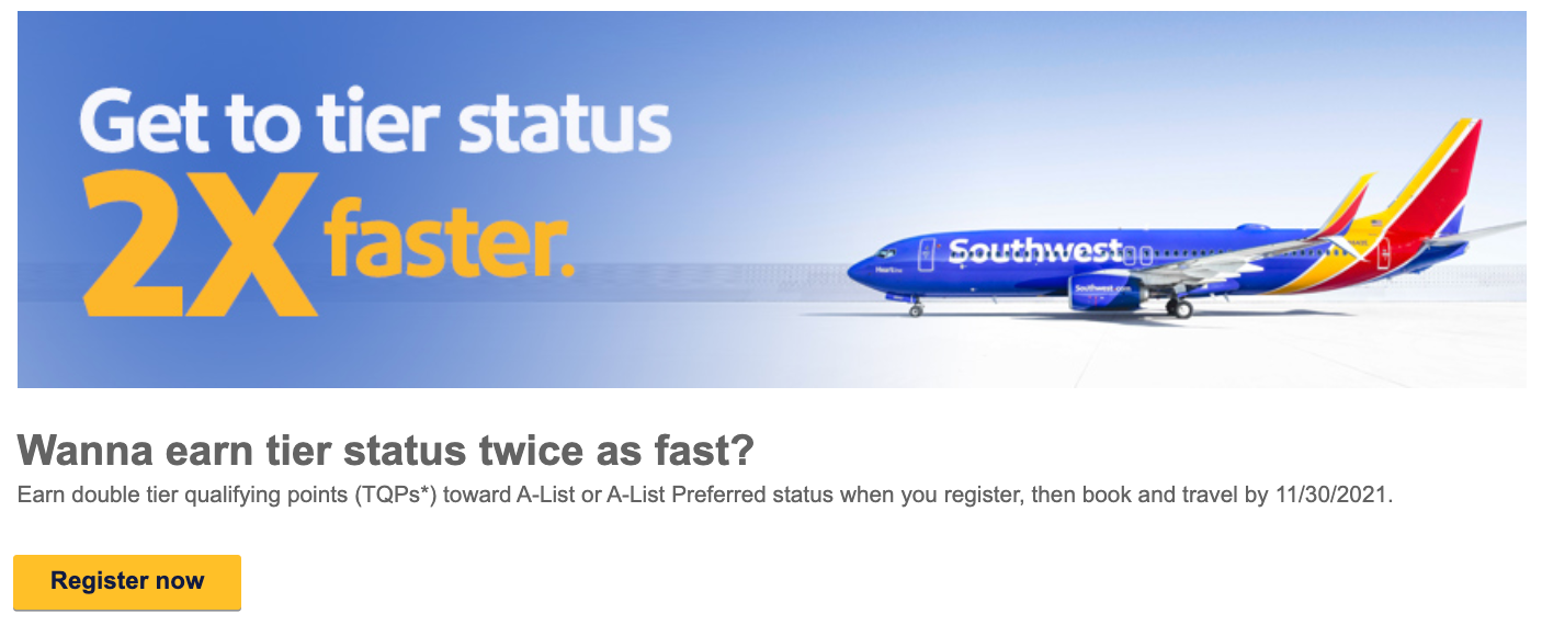 Southwest double TQPs