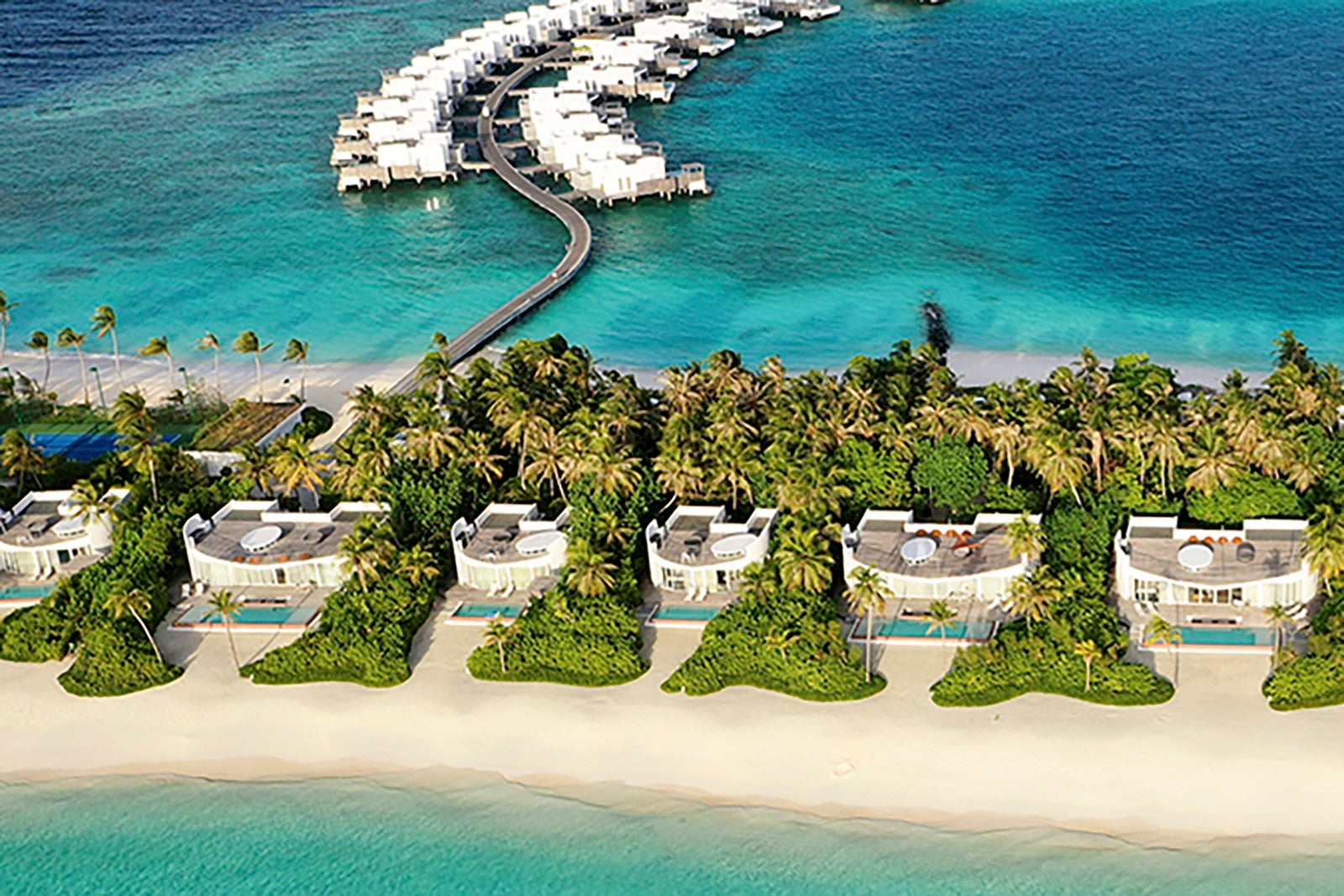 The beach at Jumeirah Maldives