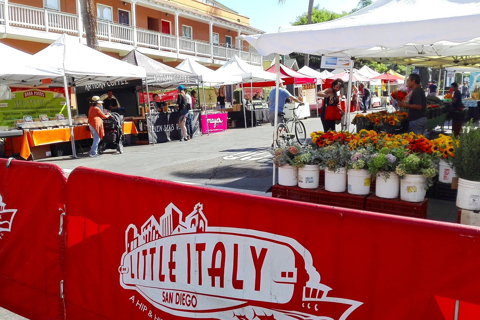 San Diego Little Italy neighborhood