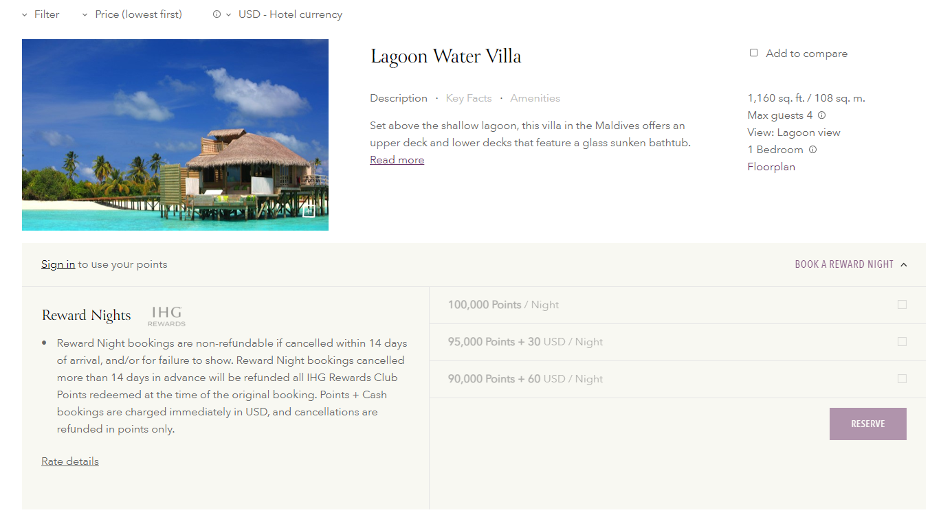 Award night at Six Senses Laamu