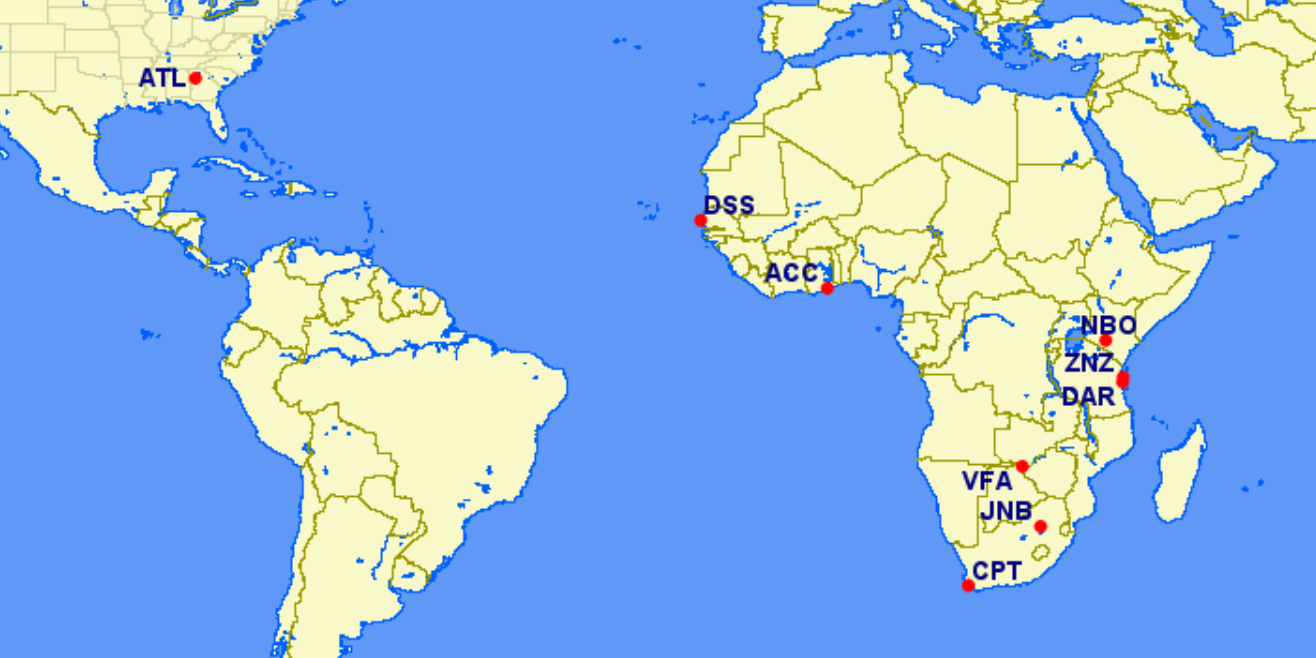 Destinations in Africa