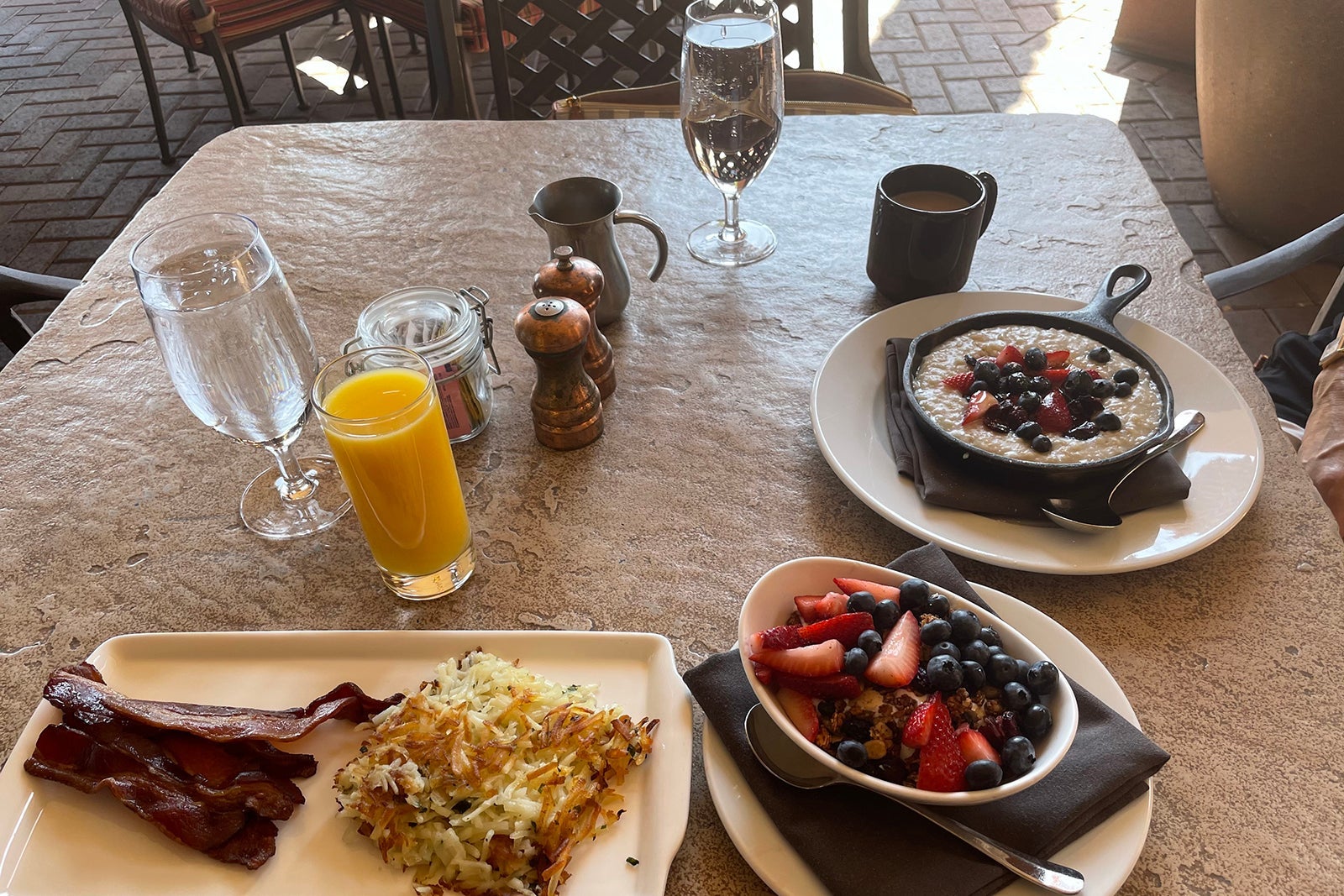 breakfast at The Westin Kierland