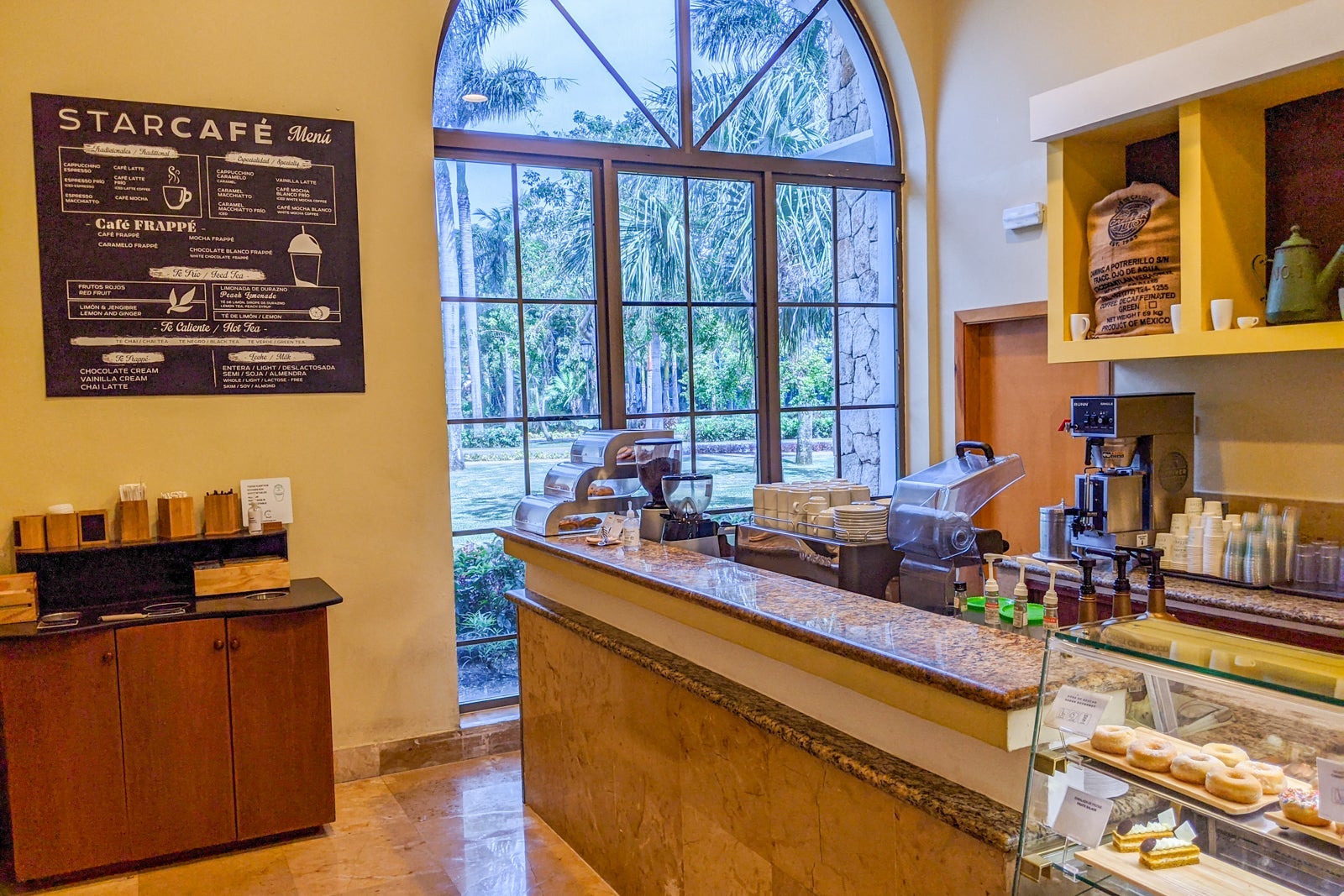 Coffee shop at Iberostar Paraiso Del Mar in Mexico