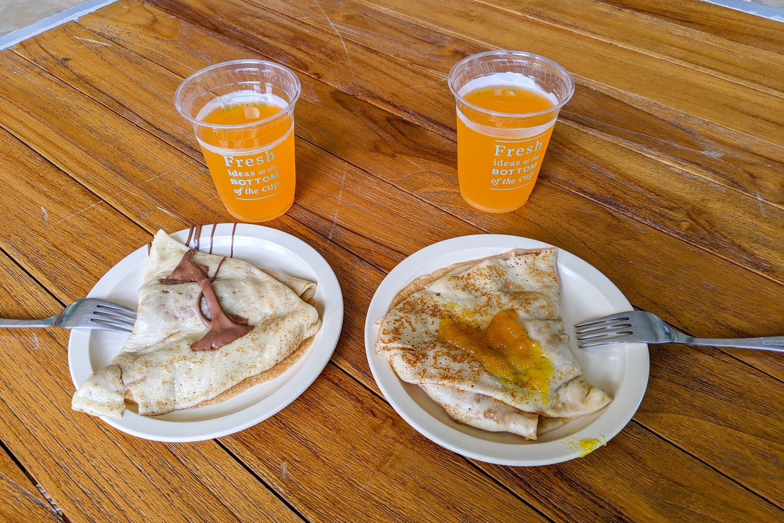 Crepes at Iberostar Paraiso Del Mar in Mexico