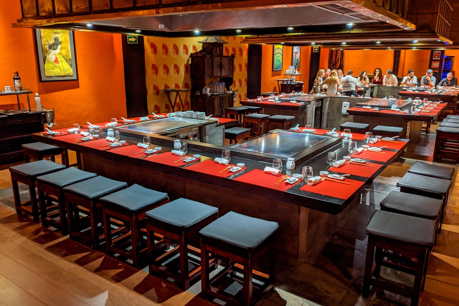 Japanese restaurant at Iberostar Paraiso Del Mar in Mexico