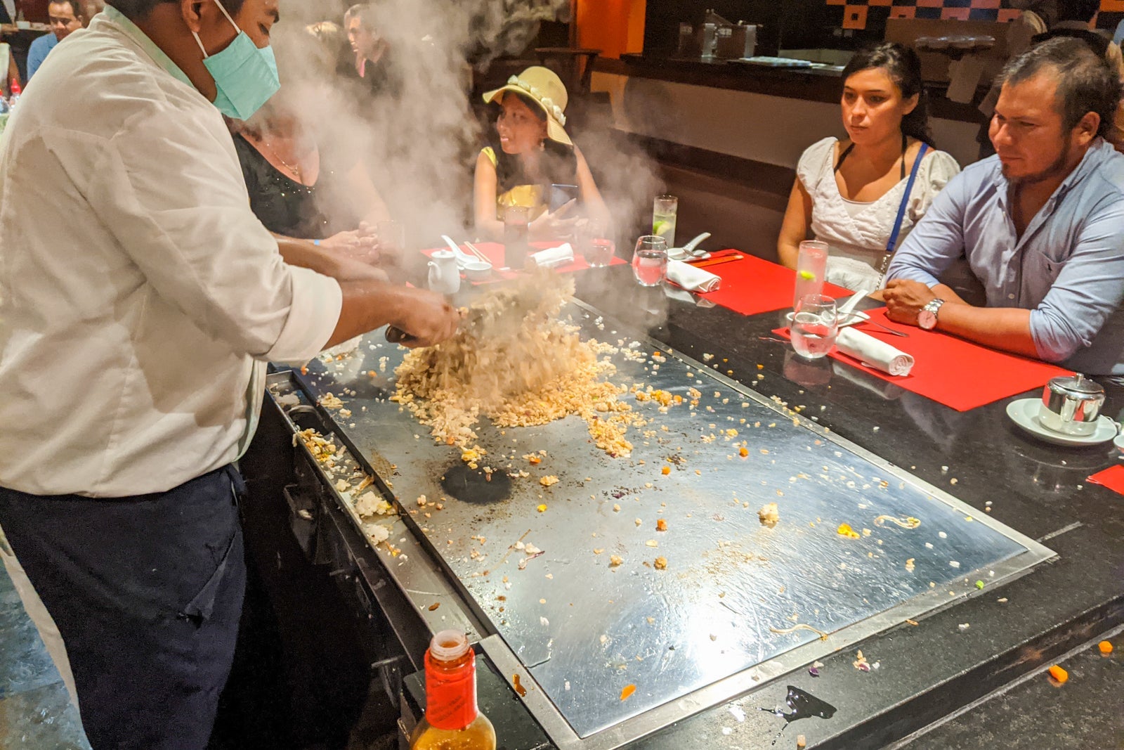 Japanese restaurant at Iberostar Paraiso Del Mar in Mexico