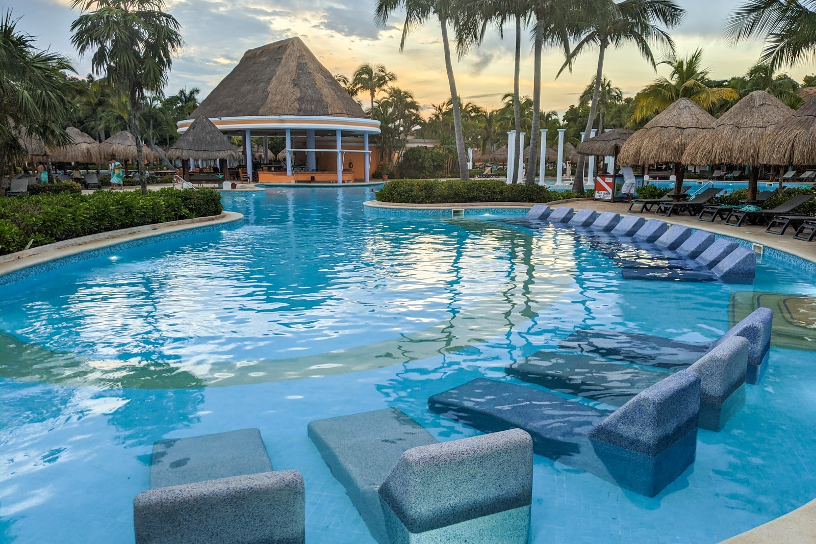 Pool at Iberostar Paraiso Del Mar in Mexico