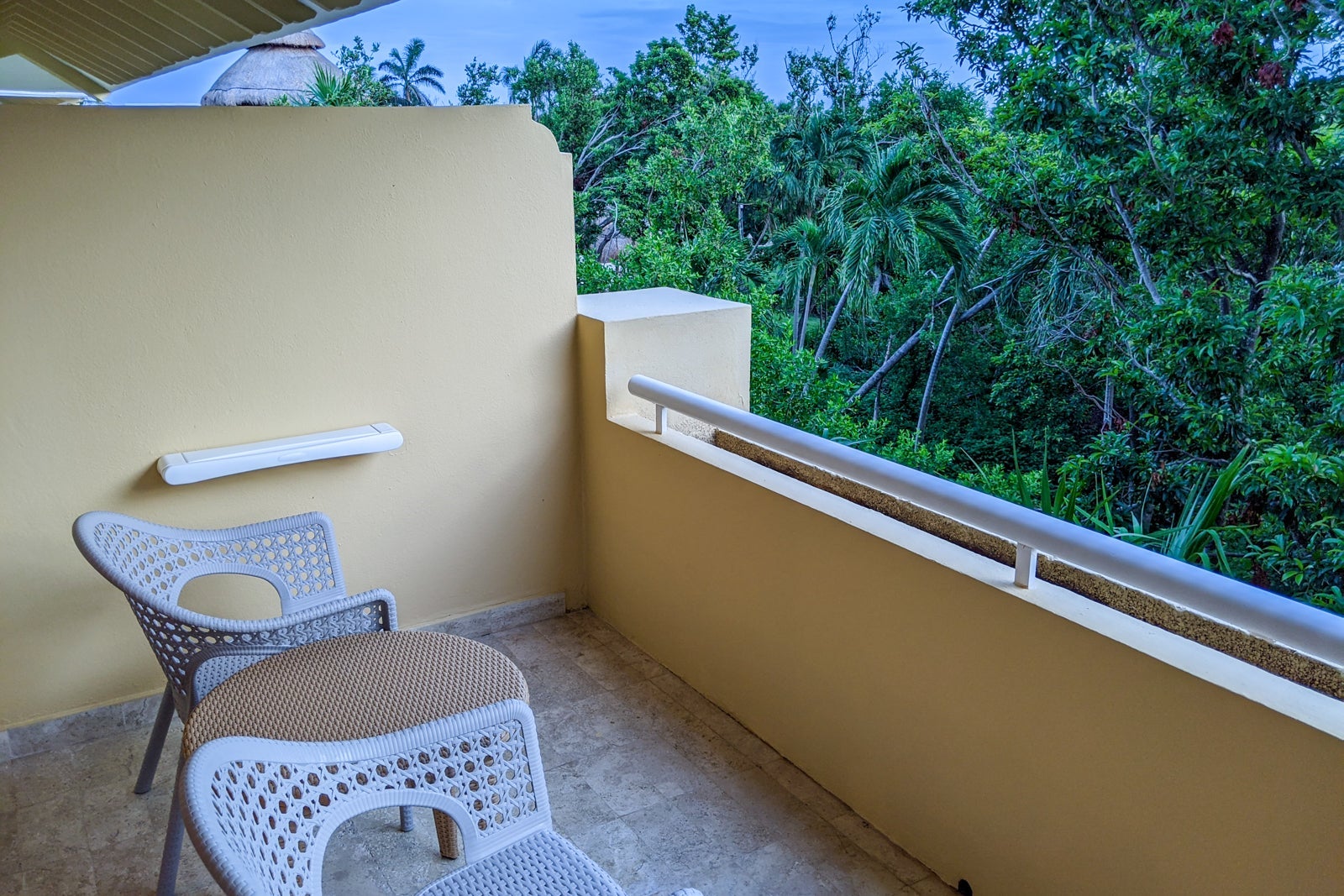 Junior suite balcony at Iberostar Paraiso Del Mar in Mexico
