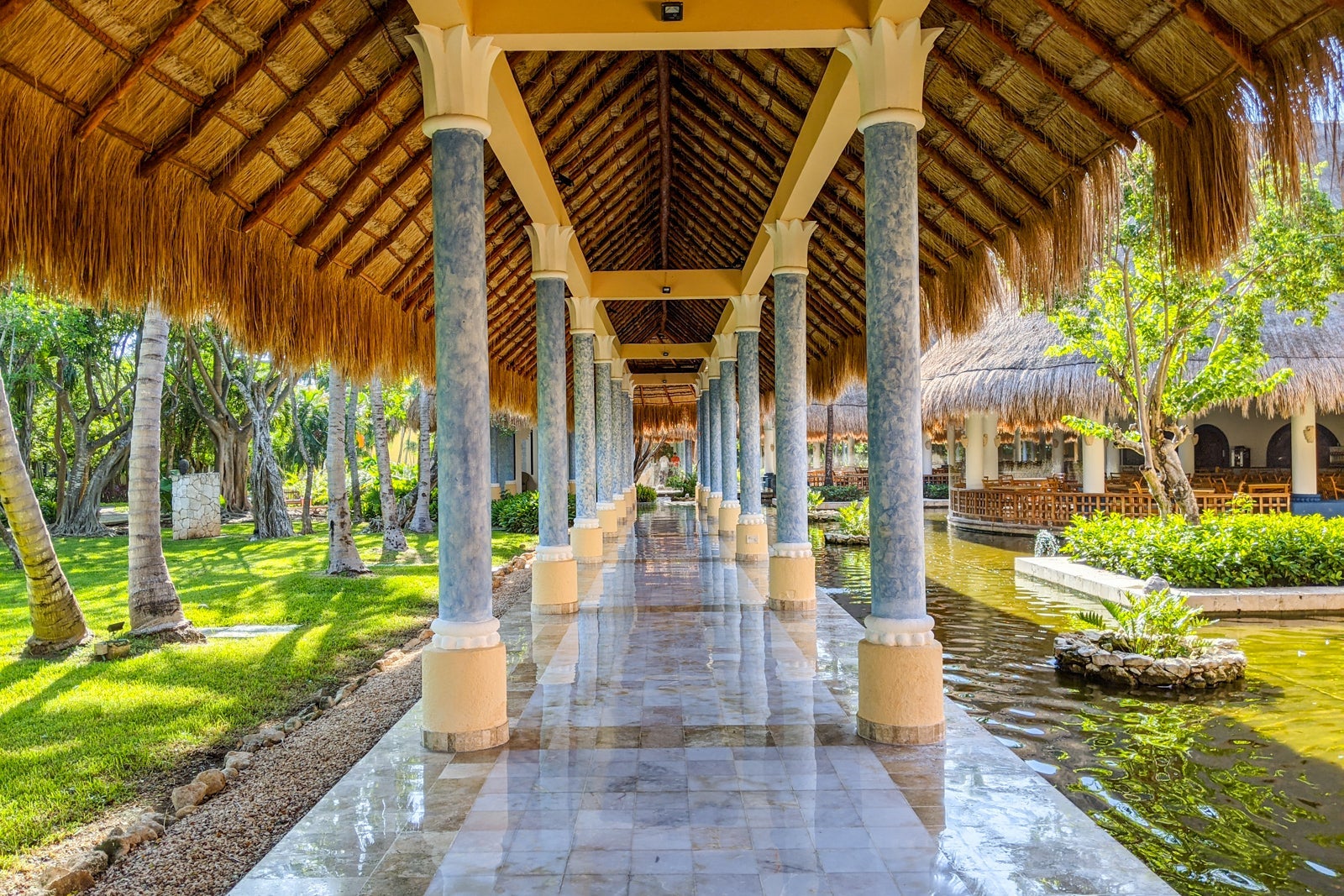 Walkway at Iberostar Paraiso Del Mar in Mexico