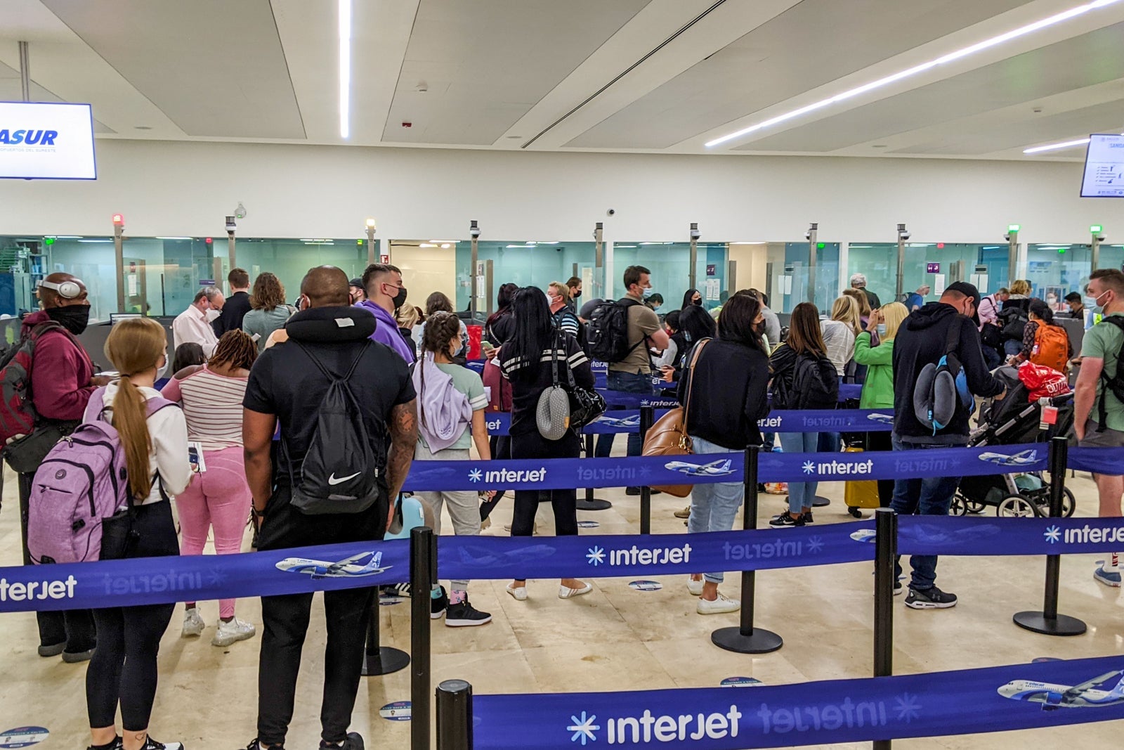 Immigration in Cancun, Mexico