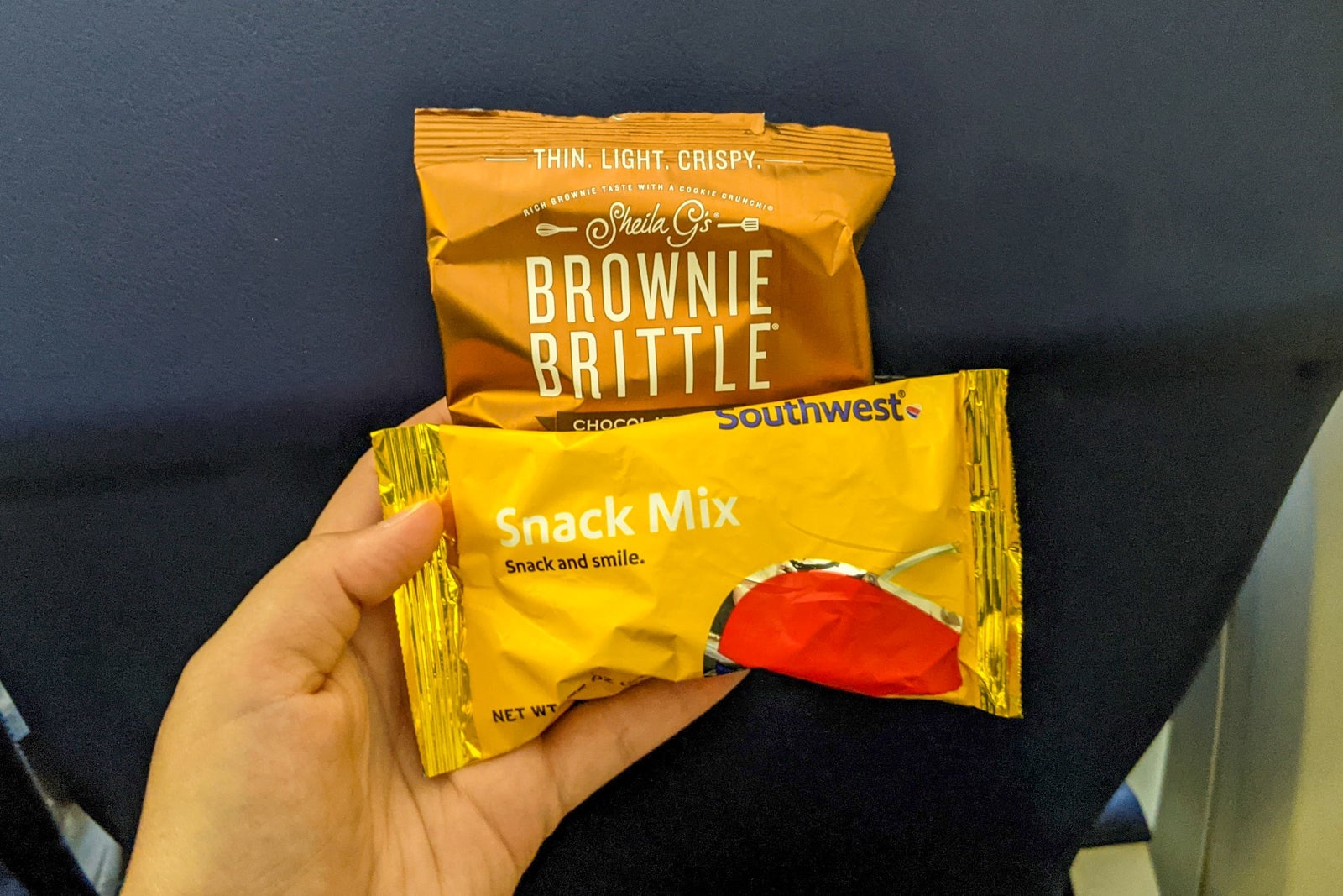 Inflight service on Southwest