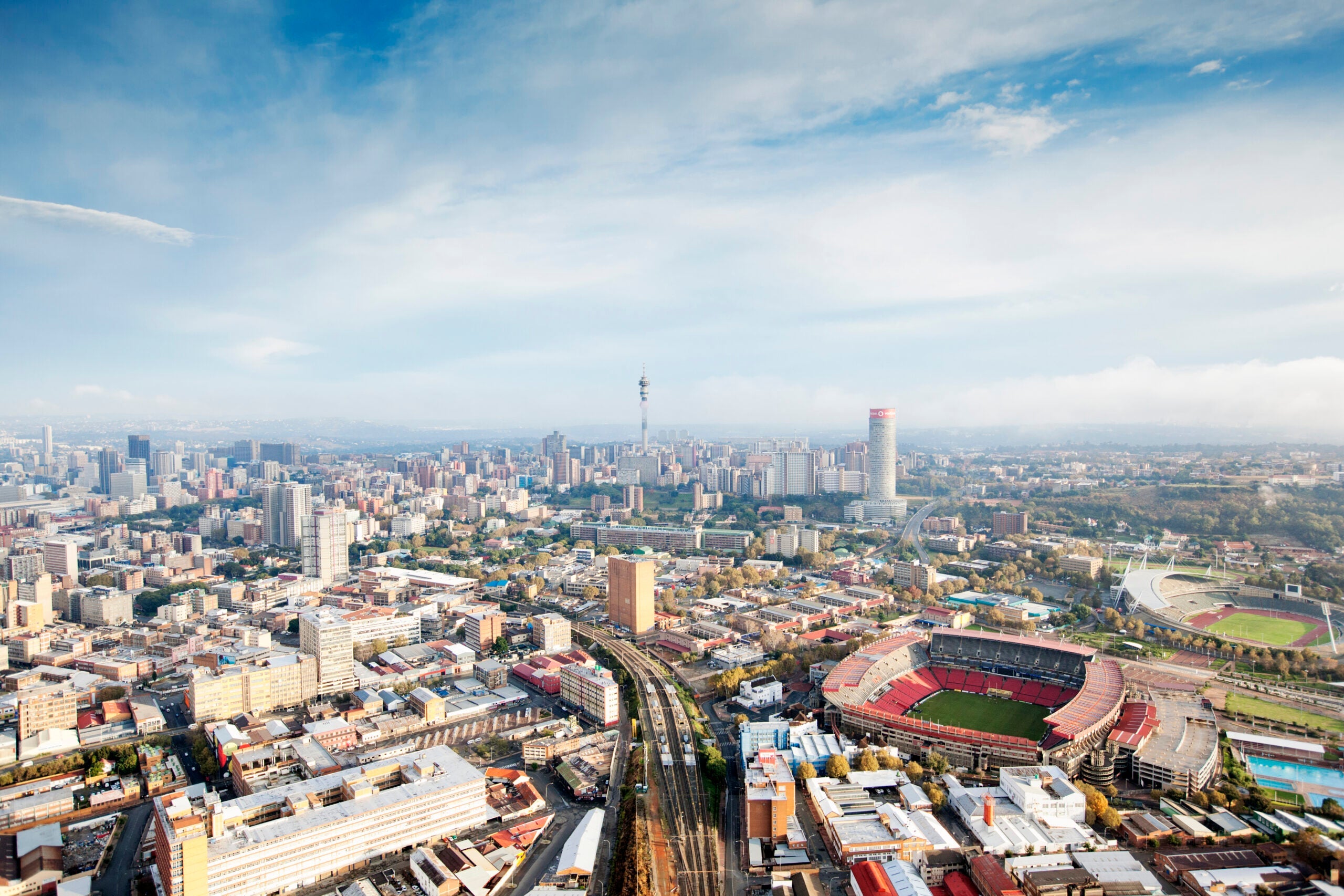 Skyline of Johannesburg