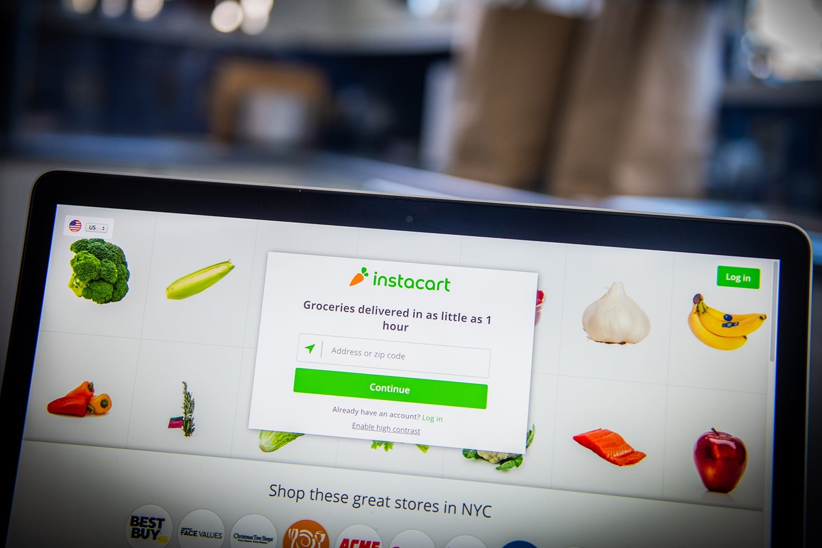 instacart screen
