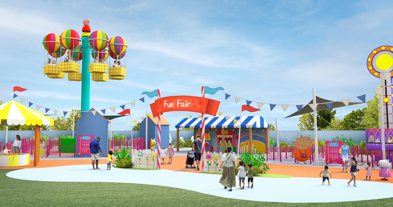 Balloon Carousel at Peppa Pig Theme Park in Florida