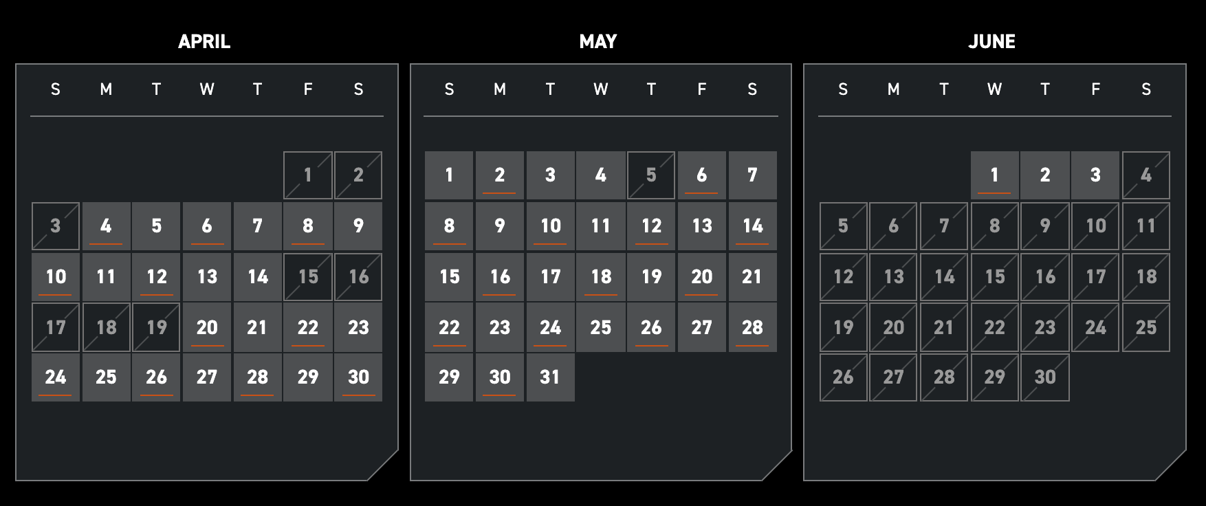 online booking calendar