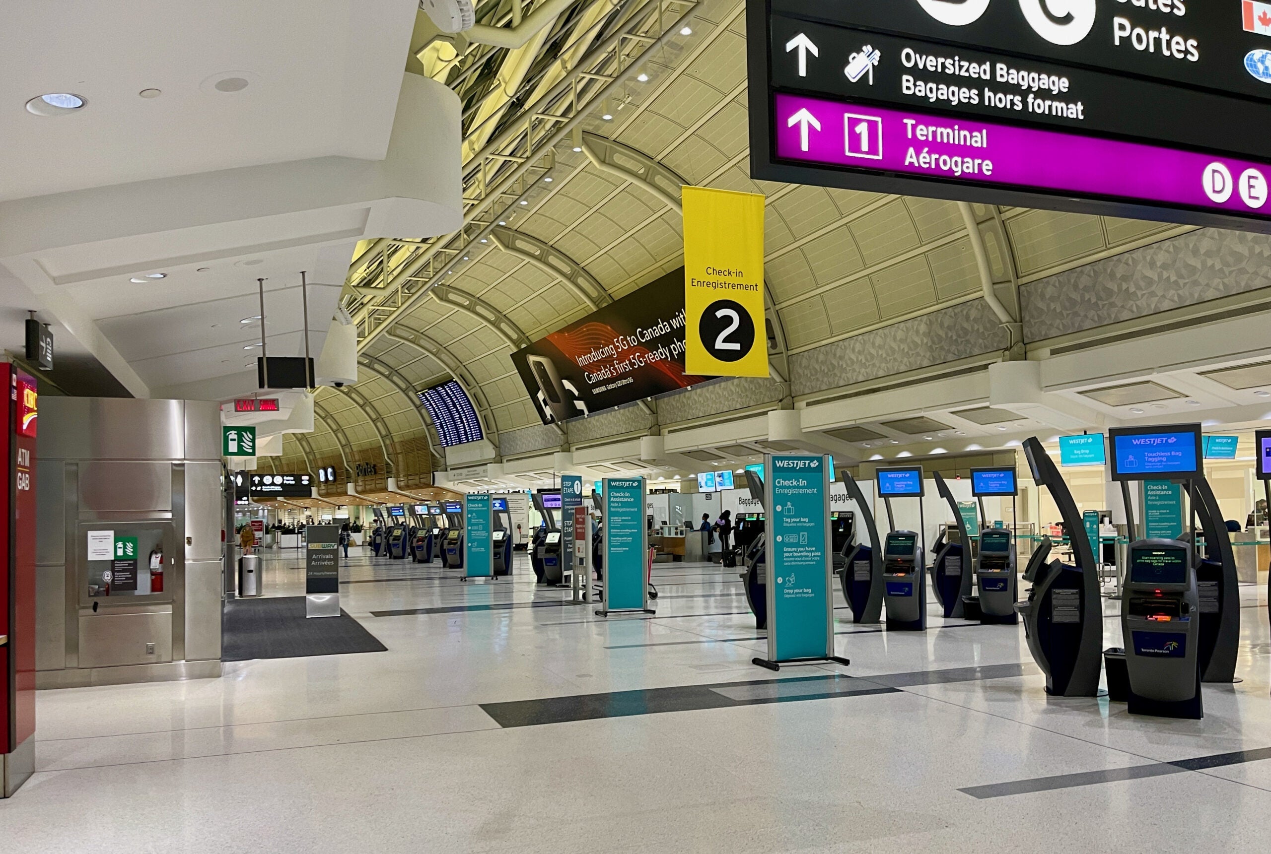 Toronto Airport Check In Area