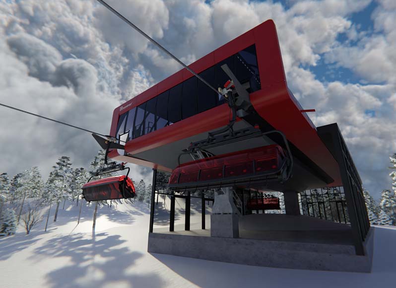 Sunday River new ski chairlifts. (Screenshot courtesy Sunday River)