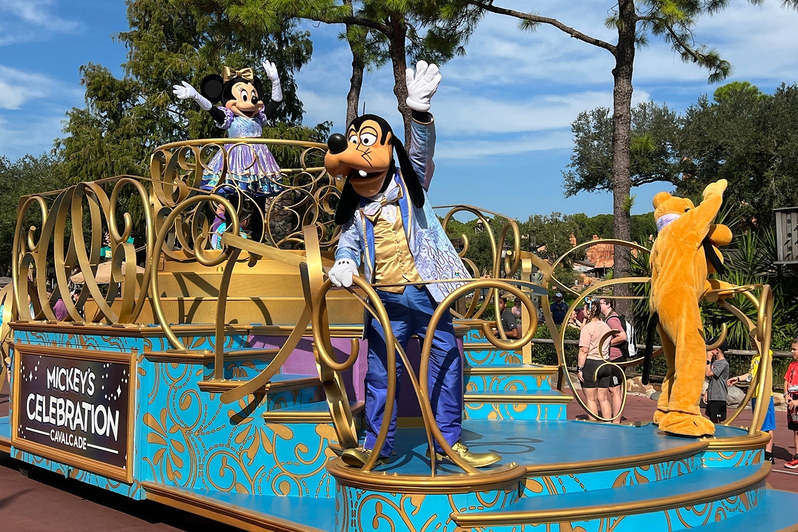 Mickey's Celebration Cavalcade float at Walt Disney World