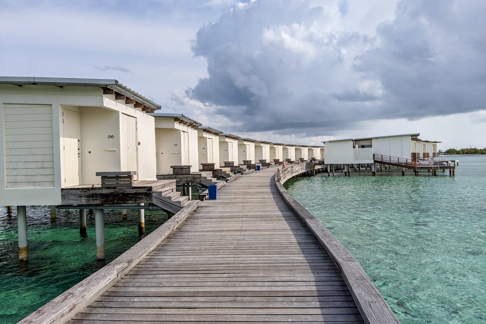 Lagoon view overwater villa at Holiday Inn Resort Kandooma Maldives