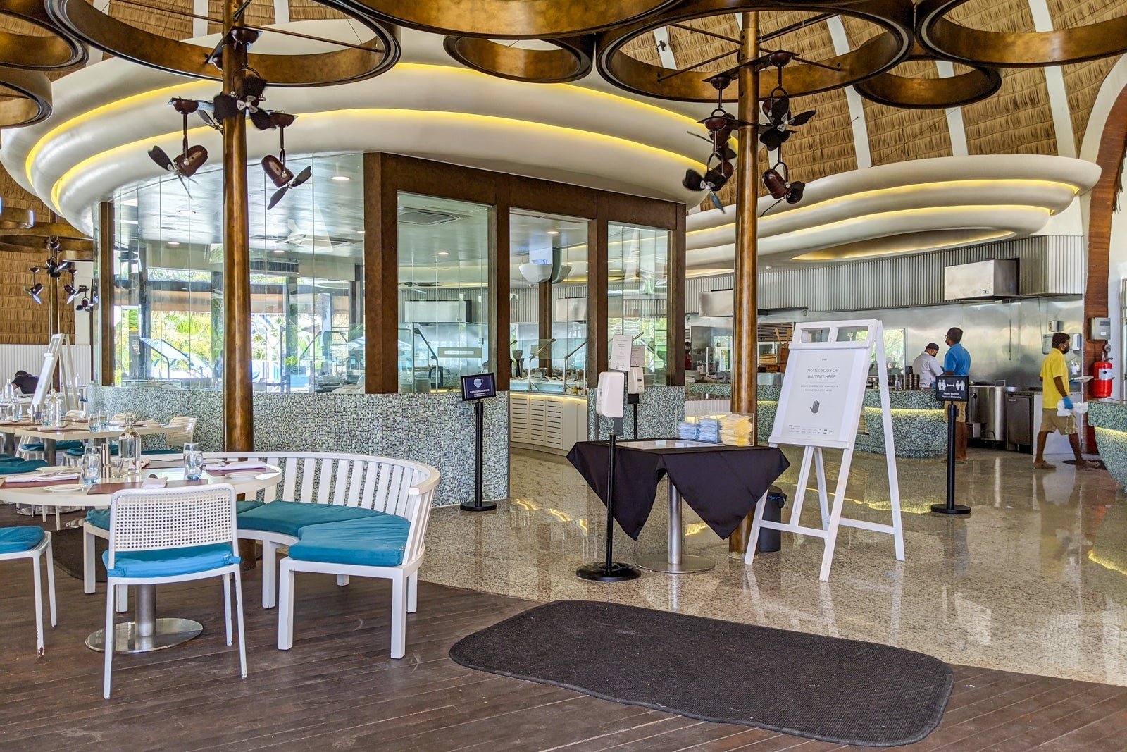 Buffet restaurant at Holiday Inn Resort Kandooma Maldives