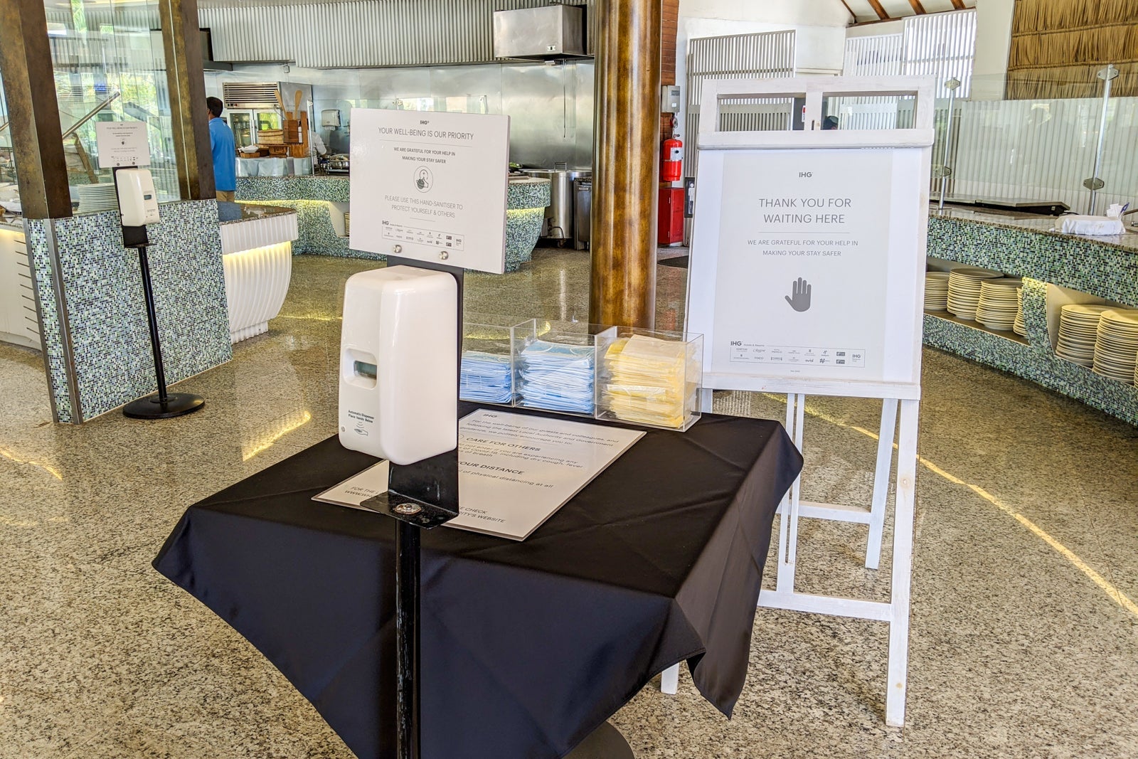 Buffet restaurant at Holiday Inn Resort Kandooma Maldives