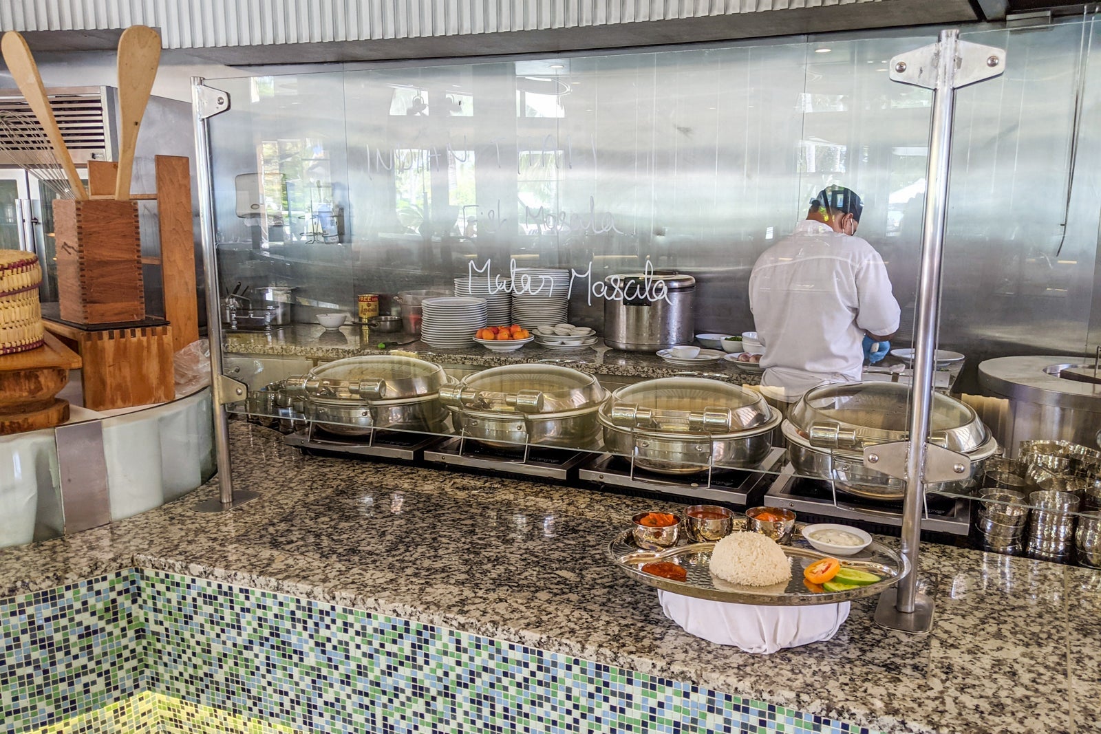 Buffet at Holiday Inn Resort Kandooma Maldives