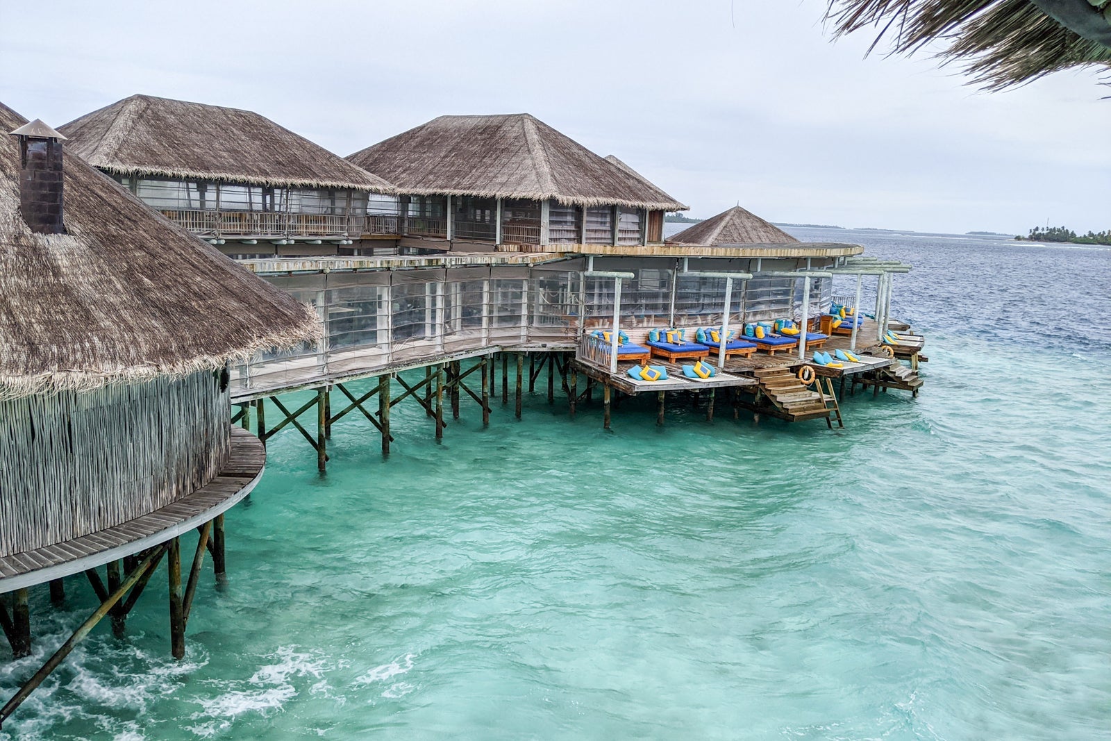 Main overwater heart of Six Senses Laamu