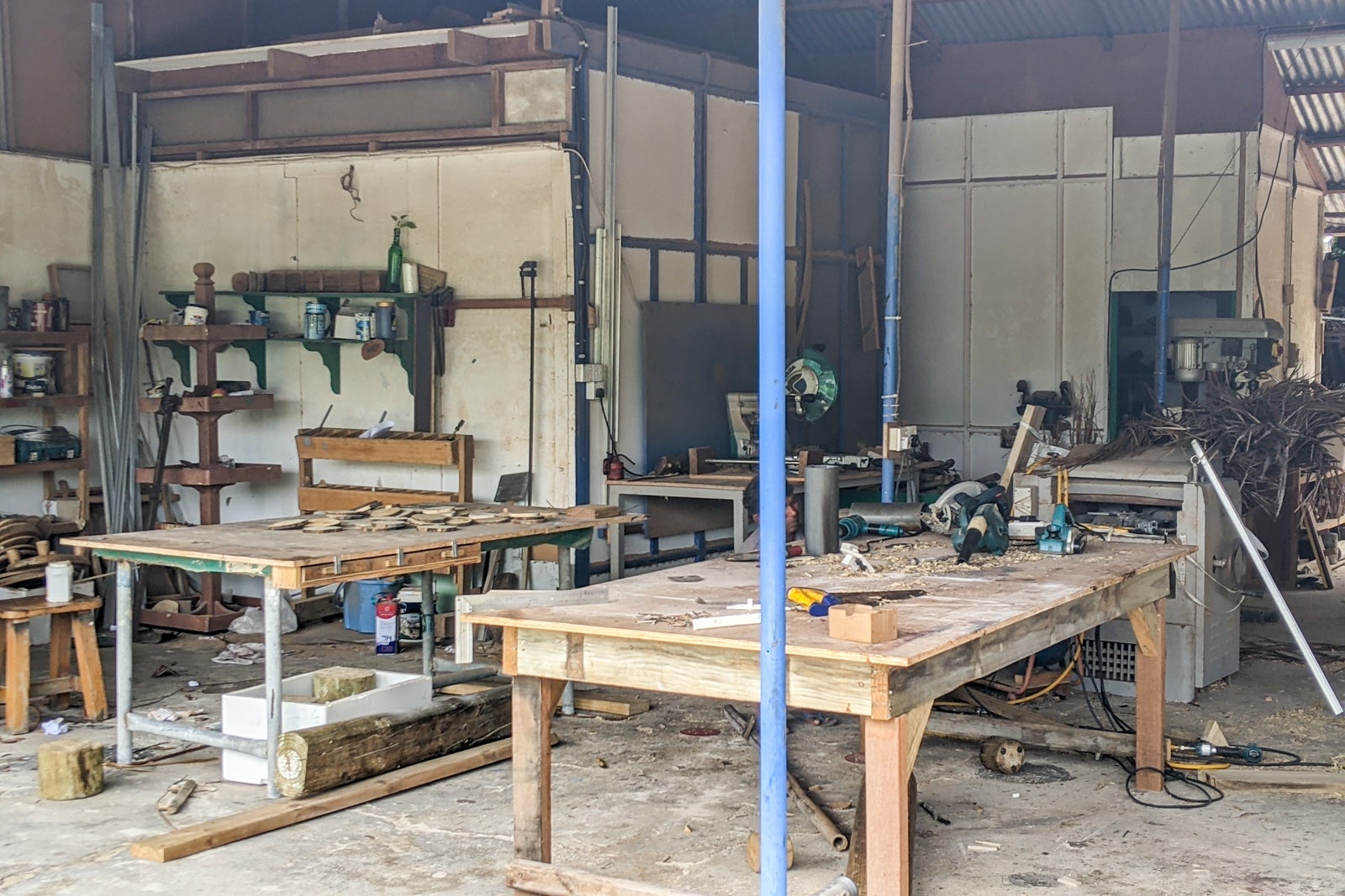 Woodworking at Six Senses Laamu