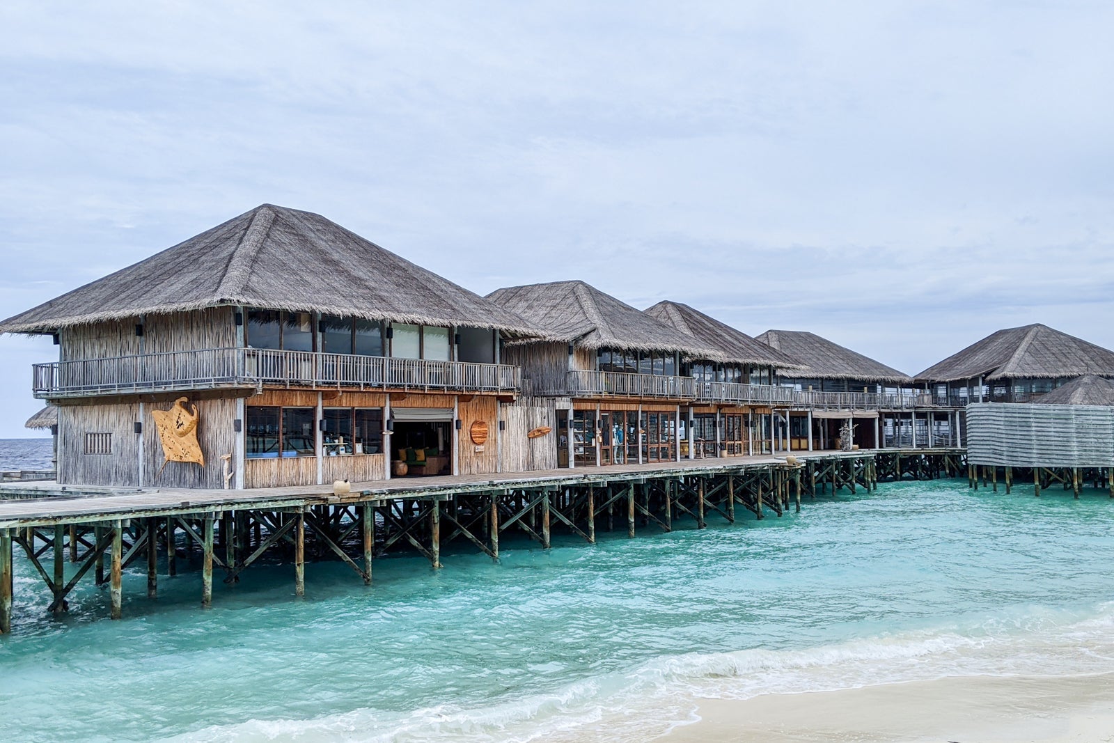 Main overwater heart of Six Senses Laamu