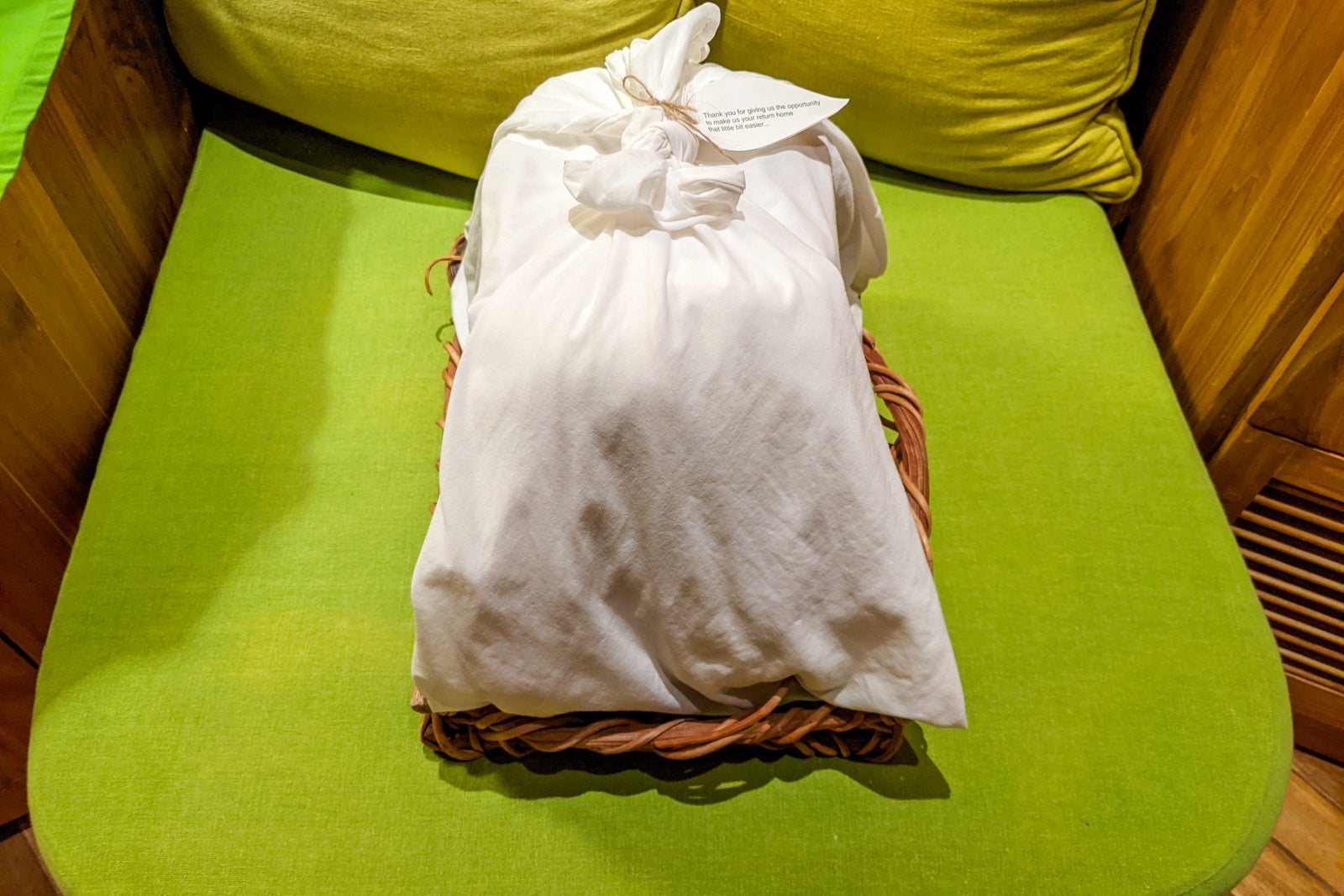 Six Senses Laamu laundry