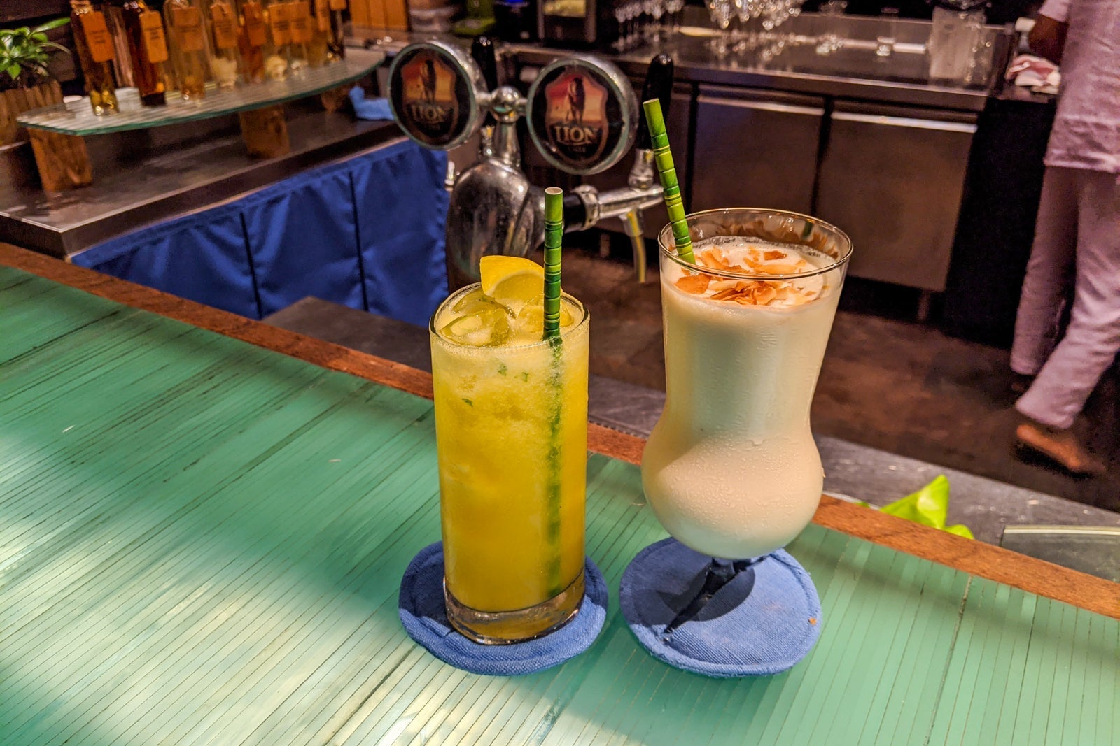 Drinks at Chill Bar at Six Senses Laamu