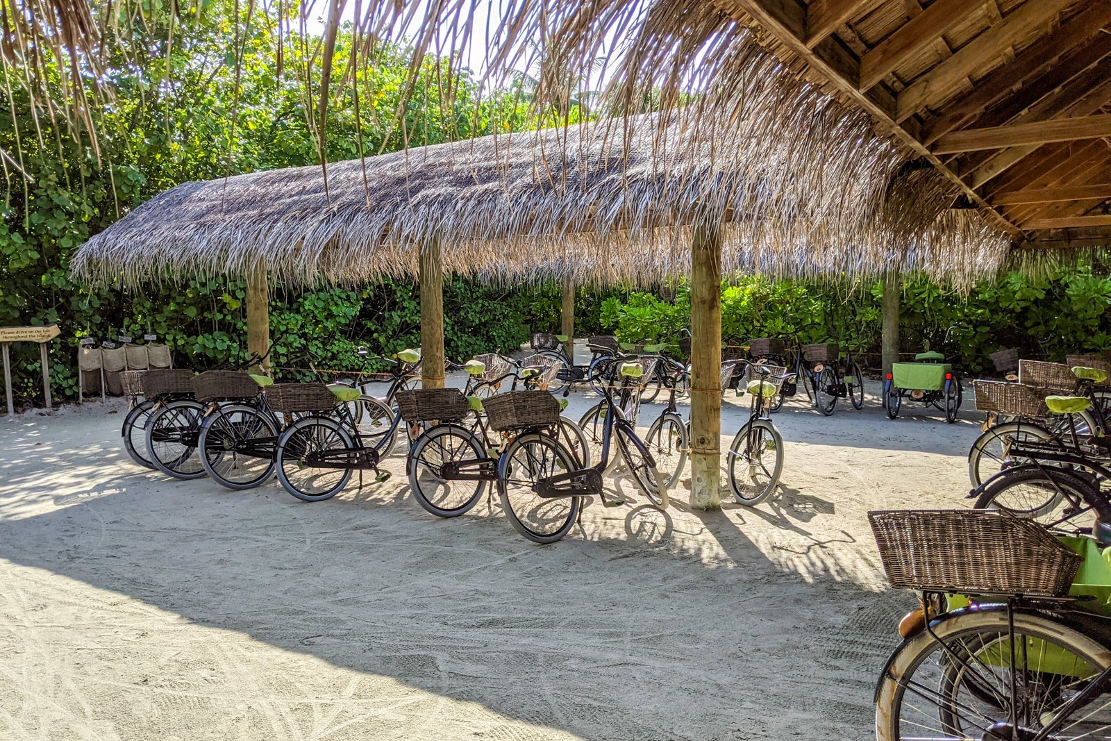 Bikes at Six Senses Laamu