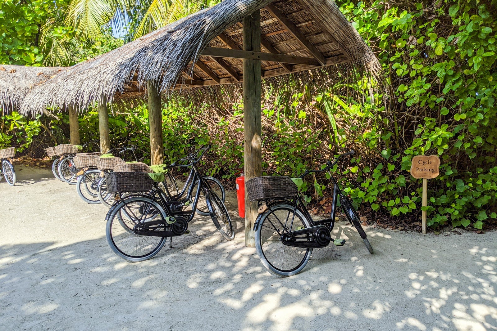 Bikes at Six Senses Laamu