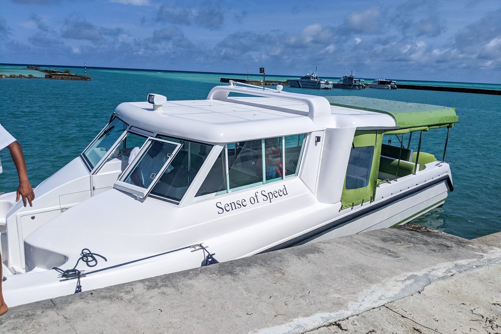 Six Senses Laamu boat