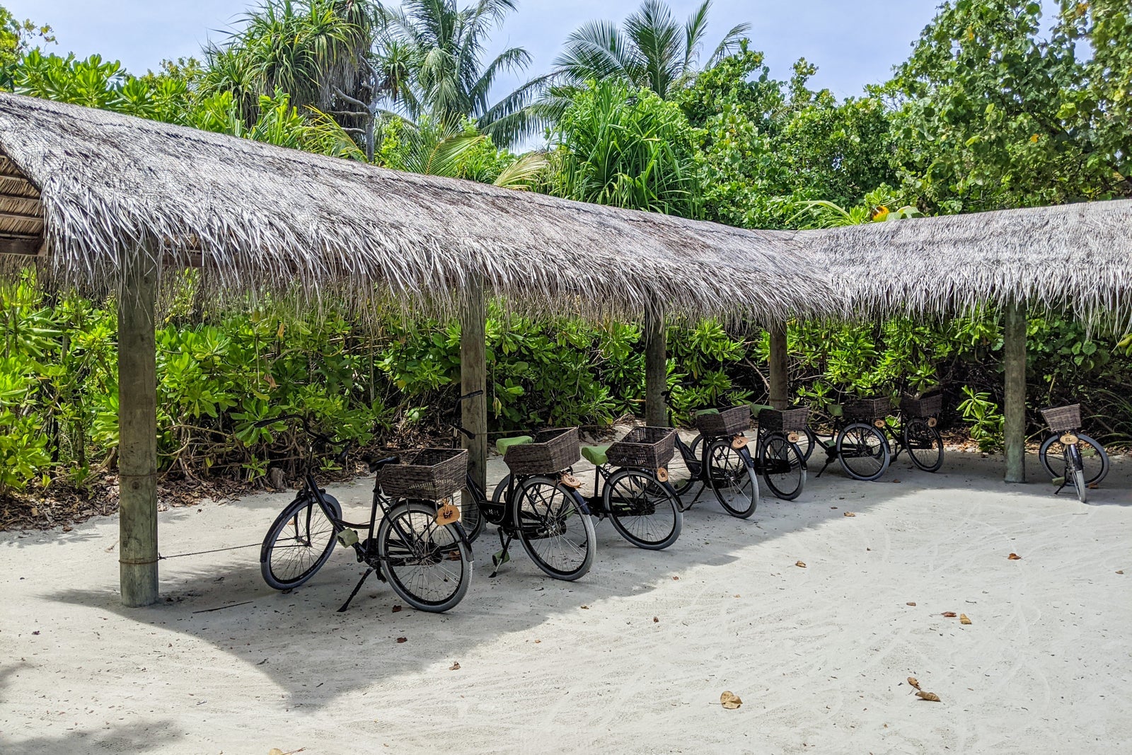 Bikes at Six Senses Laamu