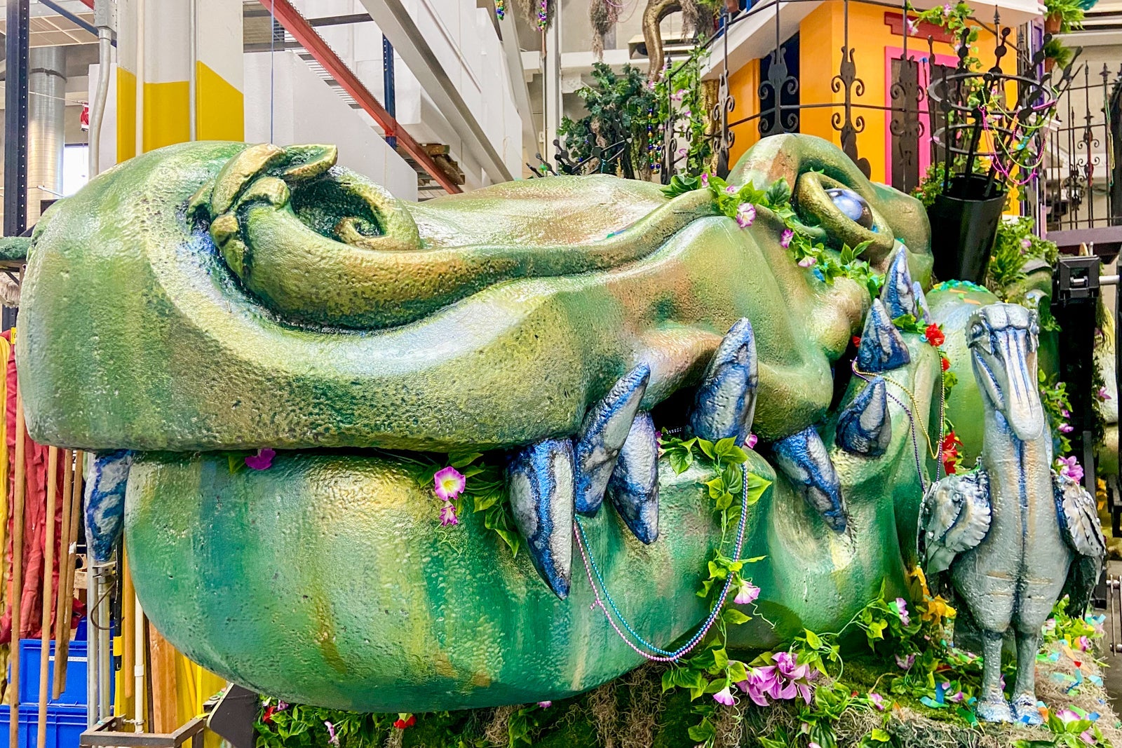 Gator float at the Macy's Thanksgiving Day Parade 2021